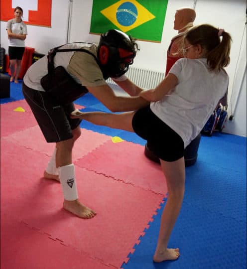 Teen class, drill