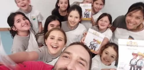 Kids class, group